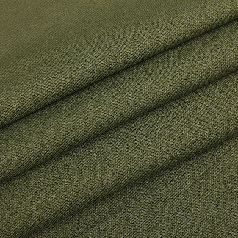100D/96F gerecycled garen met lage stretch + 75D Sorona gemengd garen single jersey