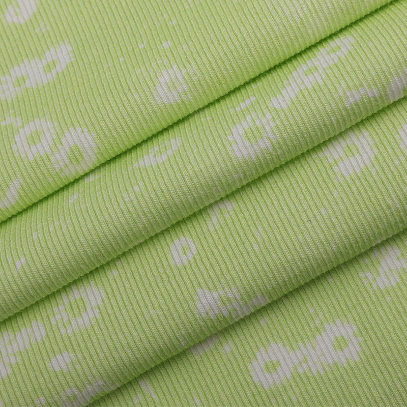 Jaren '40 JC + 30D volledig geplateerd 2x2 spandex ribgebreid Jaren '40 JC + 30D volledig geplateerd 2x2 spandex ribgebreid